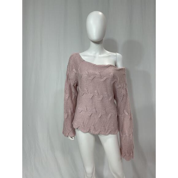 House of Harlow 1960 Pink Sweater - Picture 2 of 5
